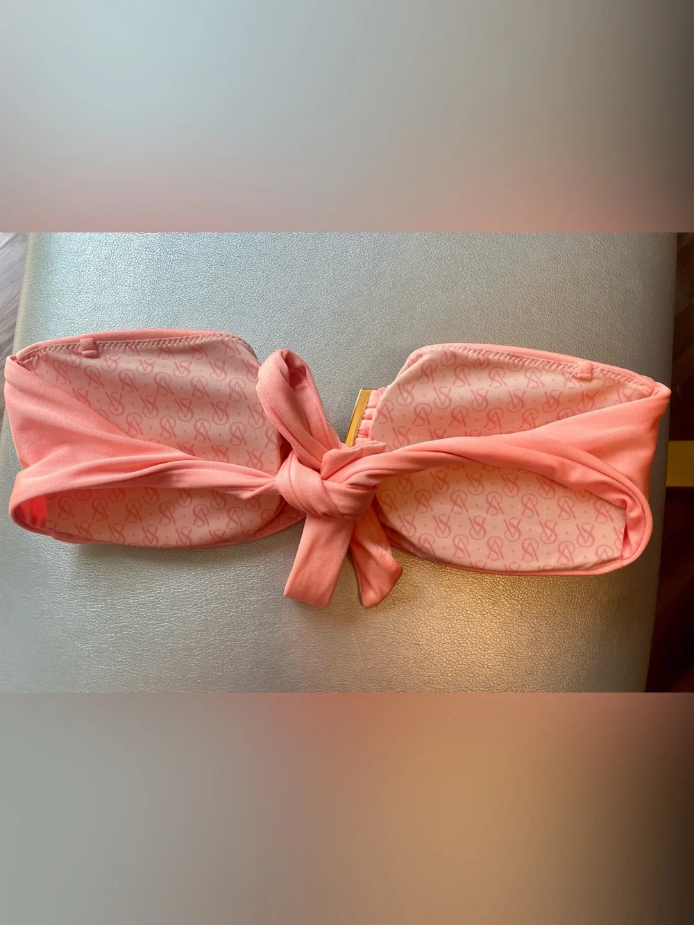 Victoria’s Secret Bandeau Bikini Top | Blush Pink | Size S/P - Picture 2 of 3